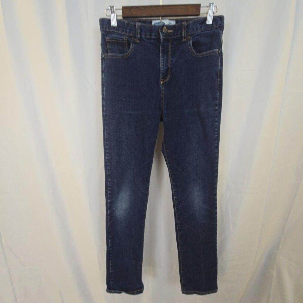 Old Navy Jeans Boys 18 Blue Dark Wash Skinny Built-In Flex Denim Pants 31x28